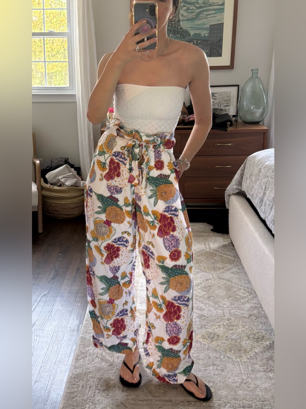 Roller Rabbit Floral Relaxed Pants